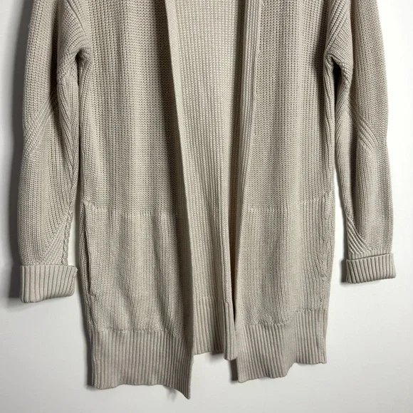 LULULEMON Cashlu Sweater Wrap in Raw Linen M/L - Picture 3 of 8